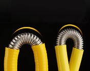 Corrugated Yellow Flexible Gas Hose 201 304 316L Stainless Steel