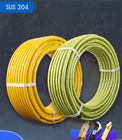 Konch Gas Stainless Steel Gas Hose 200mm Flame Retardant Material