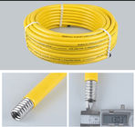 Corrugated Outdoor Natural Gas Hose Outer Dia 16.8mm With PVC Protection