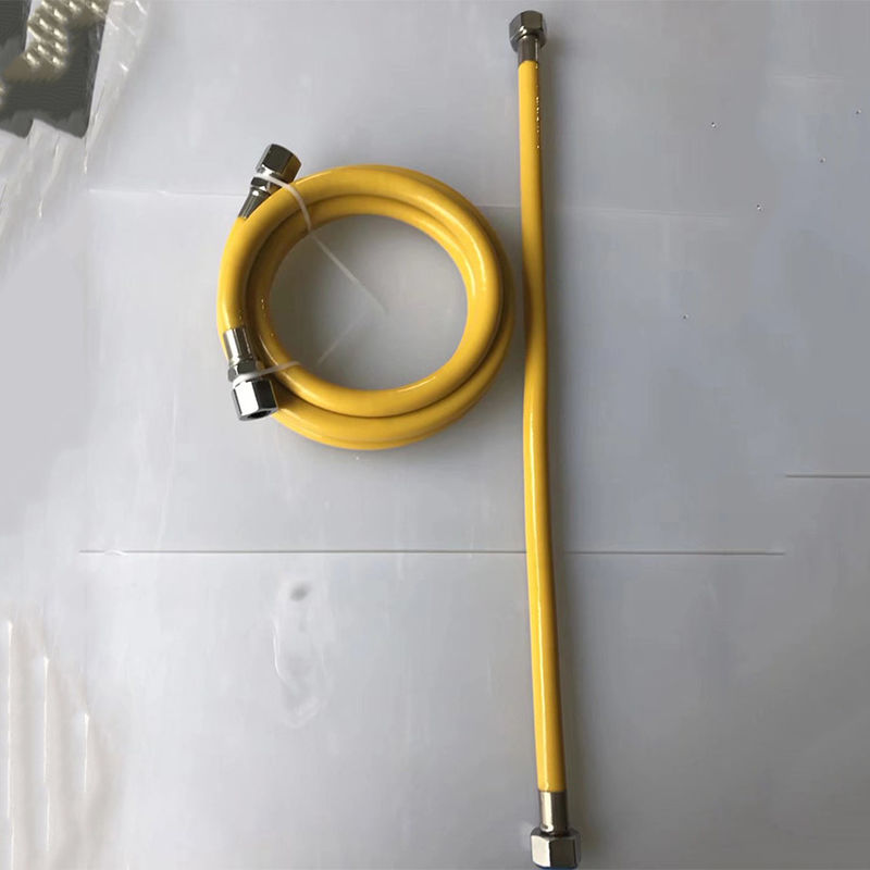 AISI304 Stainless Steel Gas Hose , Anti Rate Bite High Pressure Lpg Hose