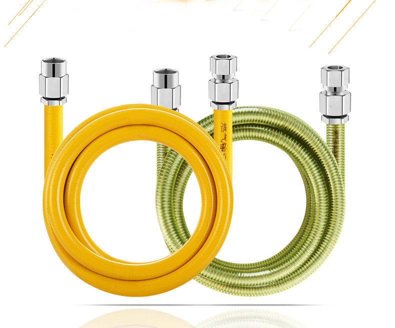 Konch Gas Stainless Steel Gas Hose 200mm Flame Retardant Material